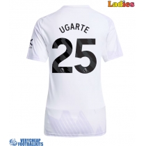 Manchester United Manuel Ugarte #25 Replica Away Shirt Ladies 2025-26 Short Sleeve